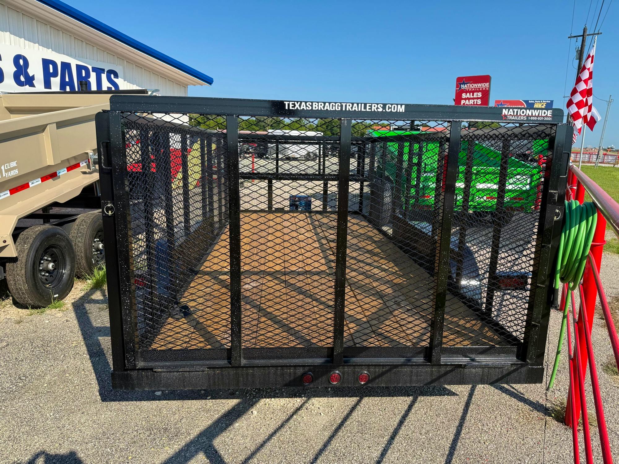 Texas Bragg 16'x77" Landscape Trailer w/ 4' Sides & 4' Gate (L2) - Image 5