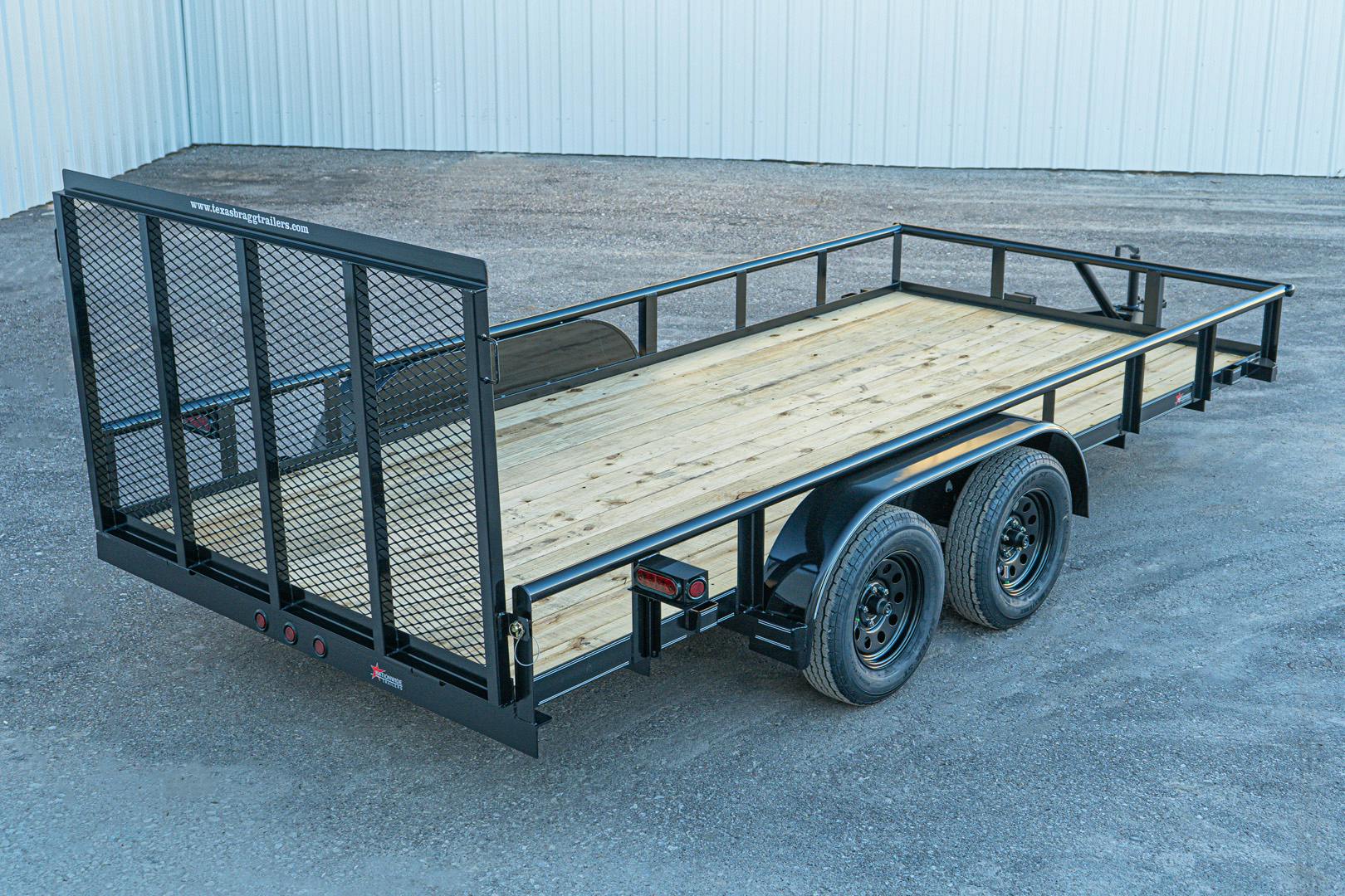 Texas Bragg 16'x77" Utility Trailer w/ 4' Gate (U2) - Image 12