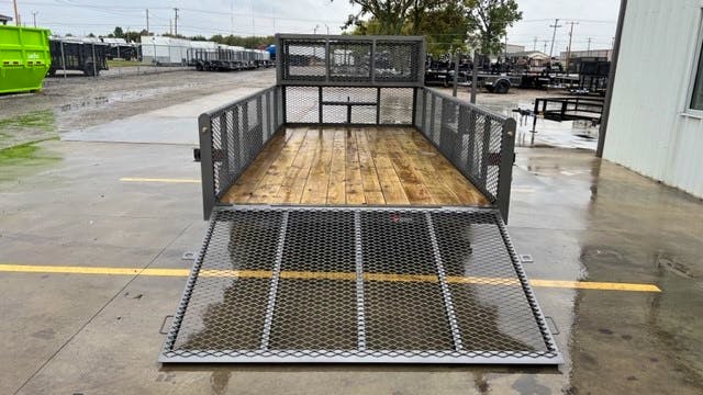 Texas Bragg 14'x77" Landscape Trailer w/ 2' Sides & 4' Gate (L1) - Image 4