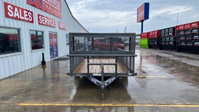 Texas Bragg 14'x77" Landscape Trailer w/ 2' Sides & 4' Gate (L1) - Image 9