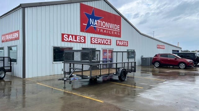 Texas Bragg 14'x77" Landscape Trailer w/ 2' Sides & 4' Gate (L1) - Image 1