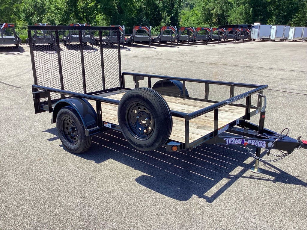 Texas Bragg 10'x77" Utility Trailer w/ 4' Gate (U1)