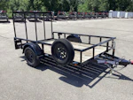 Texas Bragg 10'x77" Utility Trailer w/ 4' Gate (U1) Stock #84792 - Thumbnail 1