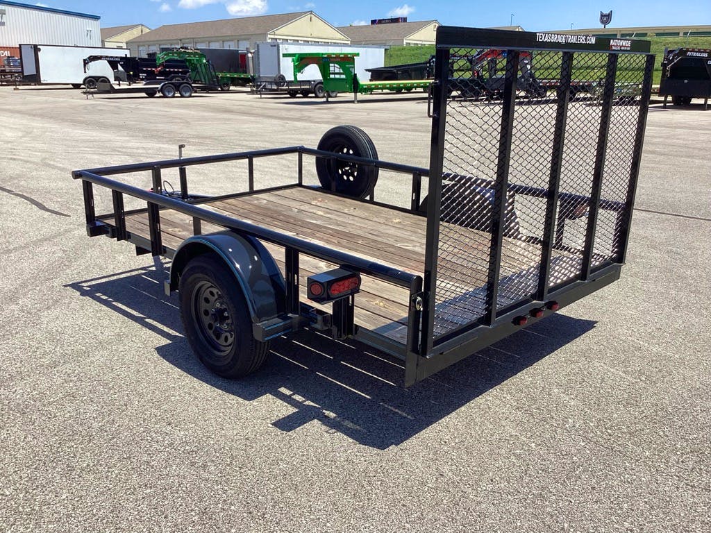 Texas Bragg 10'x77" Utility Trailer w/ 4' Gate (U1)