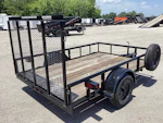 Texas Bragg 10'x77" Utility Trailer w/ 4' Gate (U1) Stock #84792 - Thumbnail 5