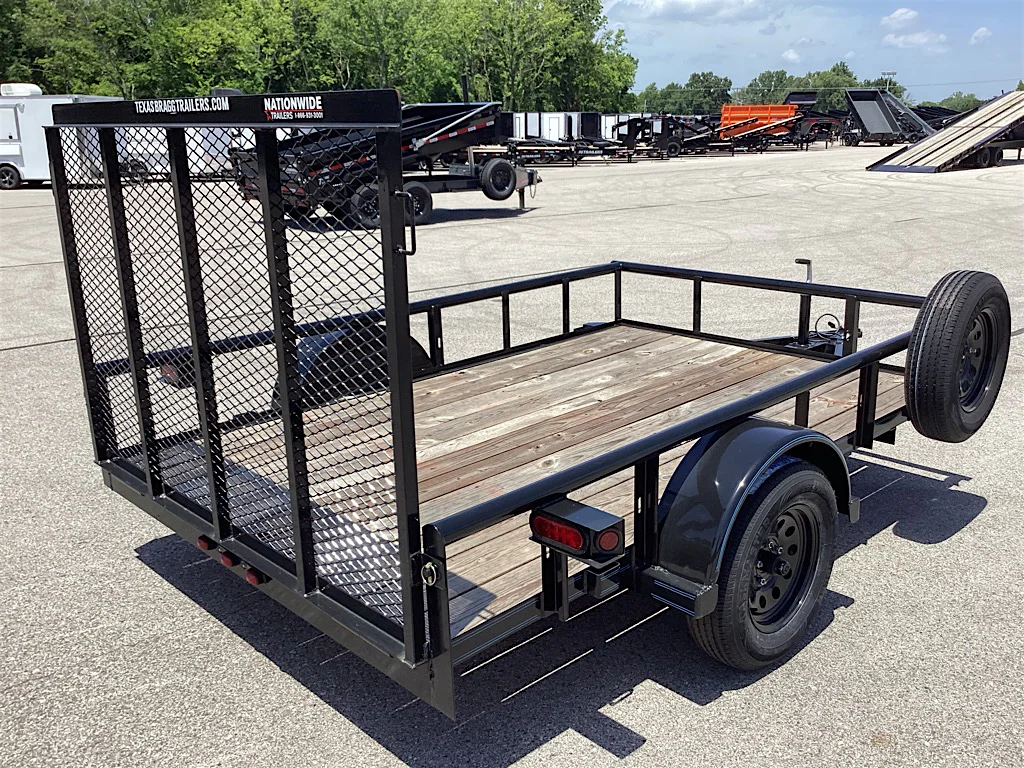 Texas Bragg 10'x77" Utility Trailer w/ 4' Gate (U1) - Stock #84792 - Image 5 of 5 Texas Bragg 10'x77" Utility Trailer w/ 4' Gate (U1) - Stock #84792 - Image 5 of 5