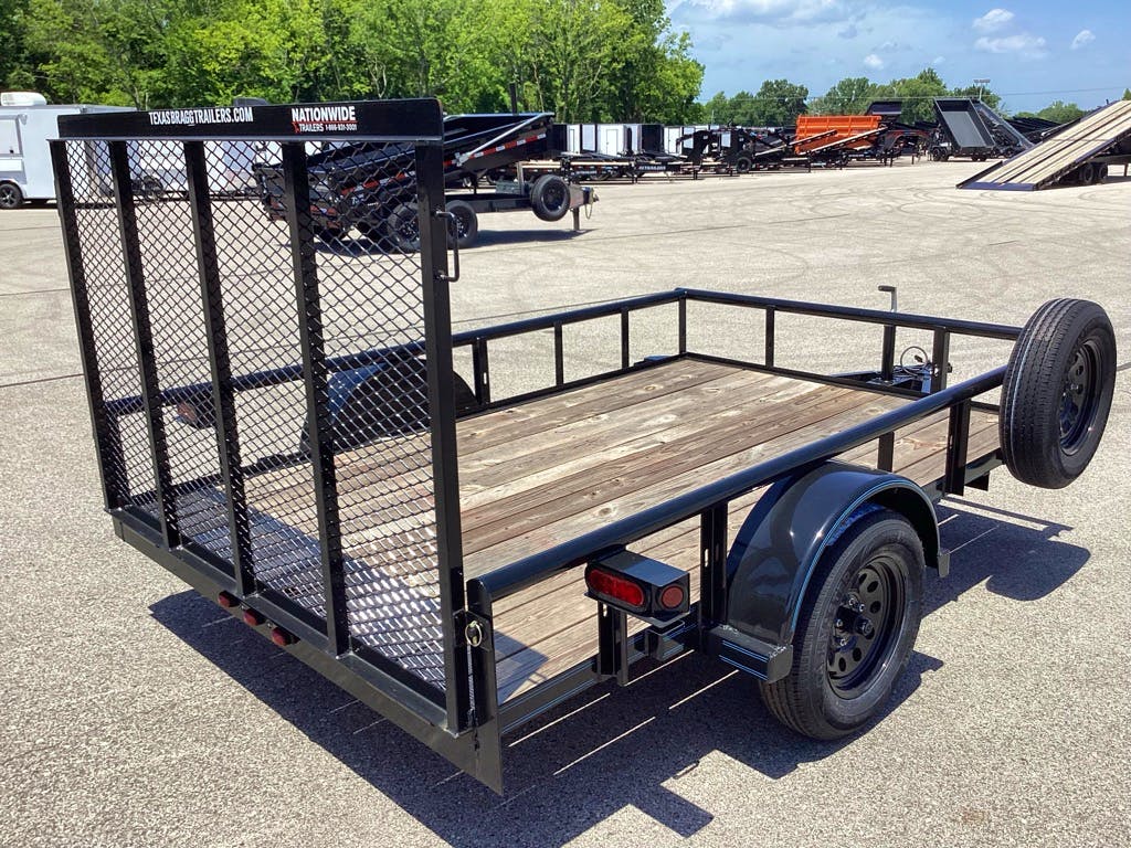 Texas Bragg 10'x77" Utility Trailer w/ 4' Gate (U1)
