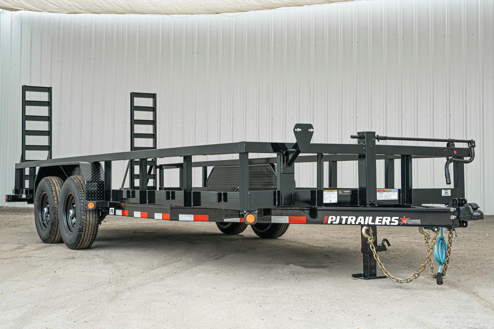 PJ Trailers 20'x83" Angle Pipetop Equipment Trailer (P8) - Image 3