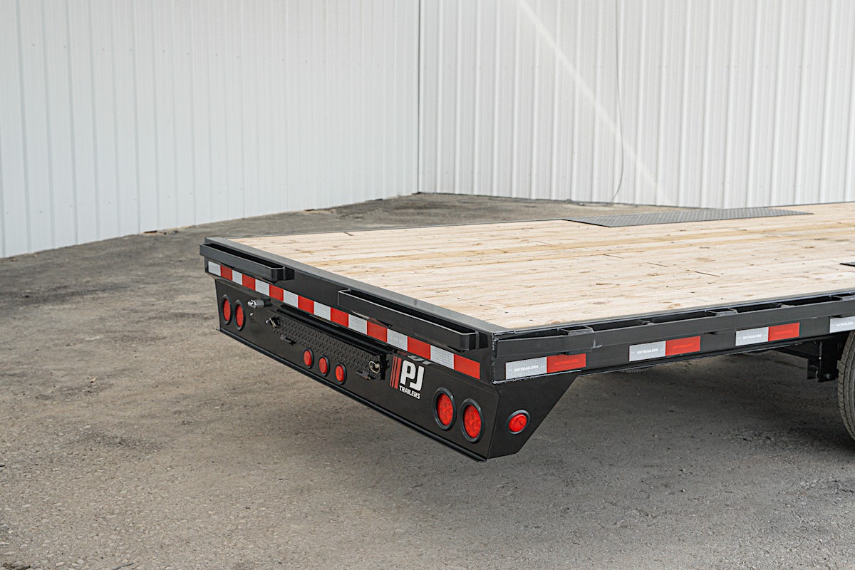 PJ Trailers 24'x102" 8" I-Beam Deckover Flatbed Trailer (F8) - Image 10