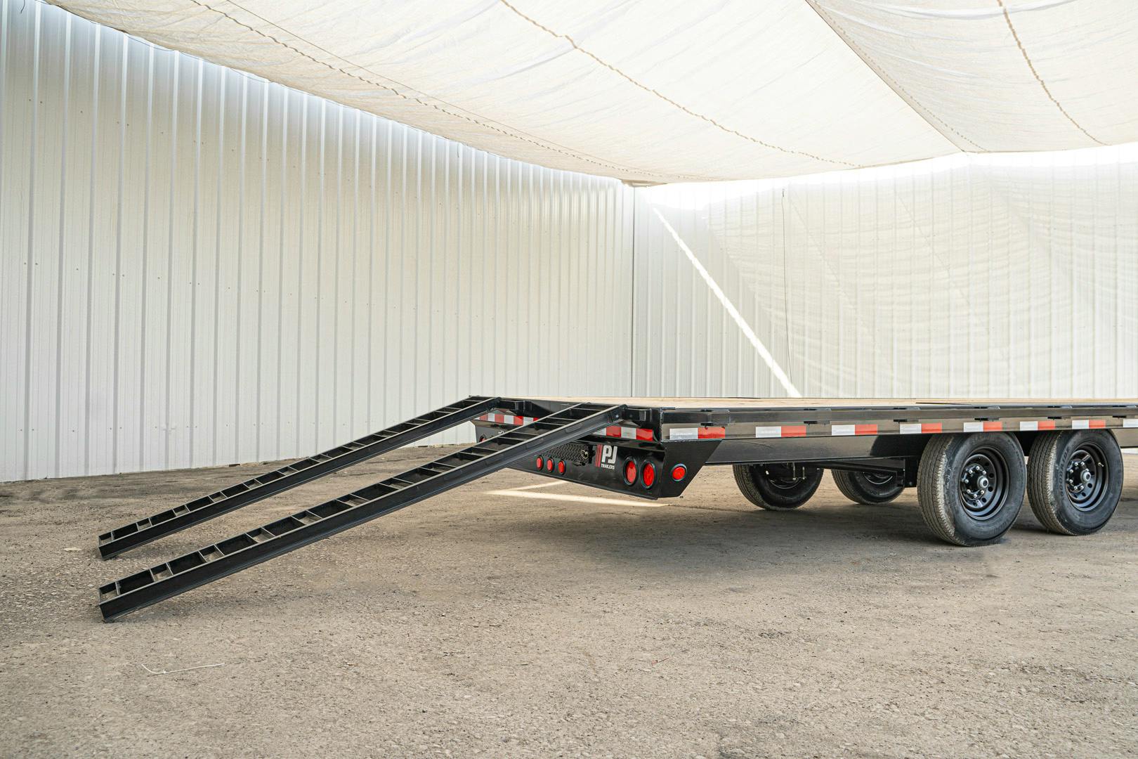 PJ Trailers 24'x102" 8" I-Beam Deckover Flatbed Trailer (F8) - Image 13