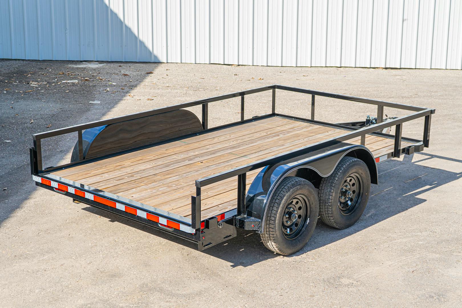X-ON 12'x83" Utility Trailer w/ Slide-In Ramps (U2)