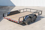 X-ON 12'x83" Utility Trailer w/ Slide-In Ramps (U2) Stock #84878 - Thumbnail 4