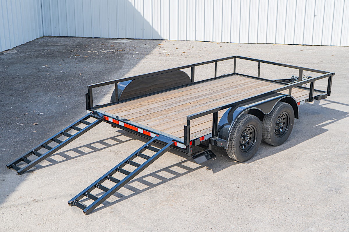 X-ON 12'x83" Utility Trailer w/ Slide-In Ramps (U2) - Image 12