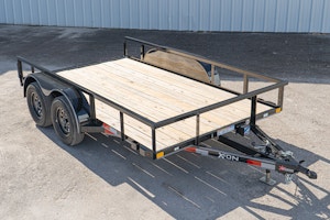 X-ON 12'x83" Utility Trailer w/ Slide-In Ramps (U2)
