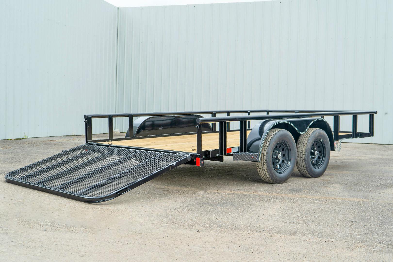X-ON 14'x83" Utility Trailer w/ 4' Gate (U2) - Image 14