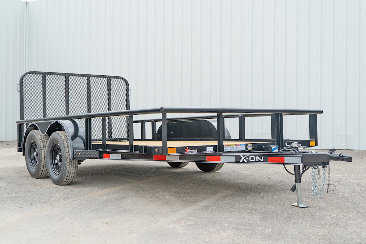 X-ON 14'x83" Utility Trailer w/ 4' Gate (U2) - Image 2