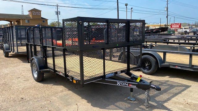 X-ON 12'x77" Landscape Trailer w/ 2' Sides & 4' Gate (L1) - Image 1