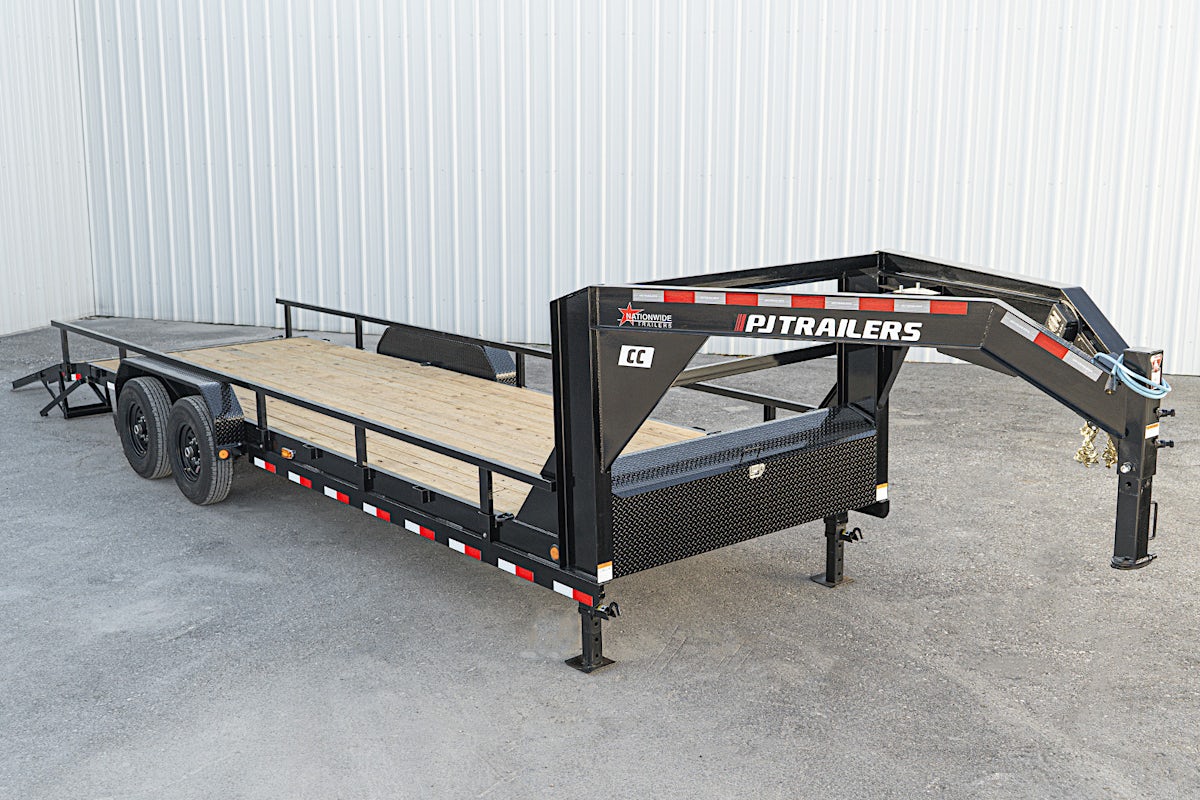 PJ Trailers 24'x83" Gooseneck 6" Channel Equipment Trailer (CC) - Image 2