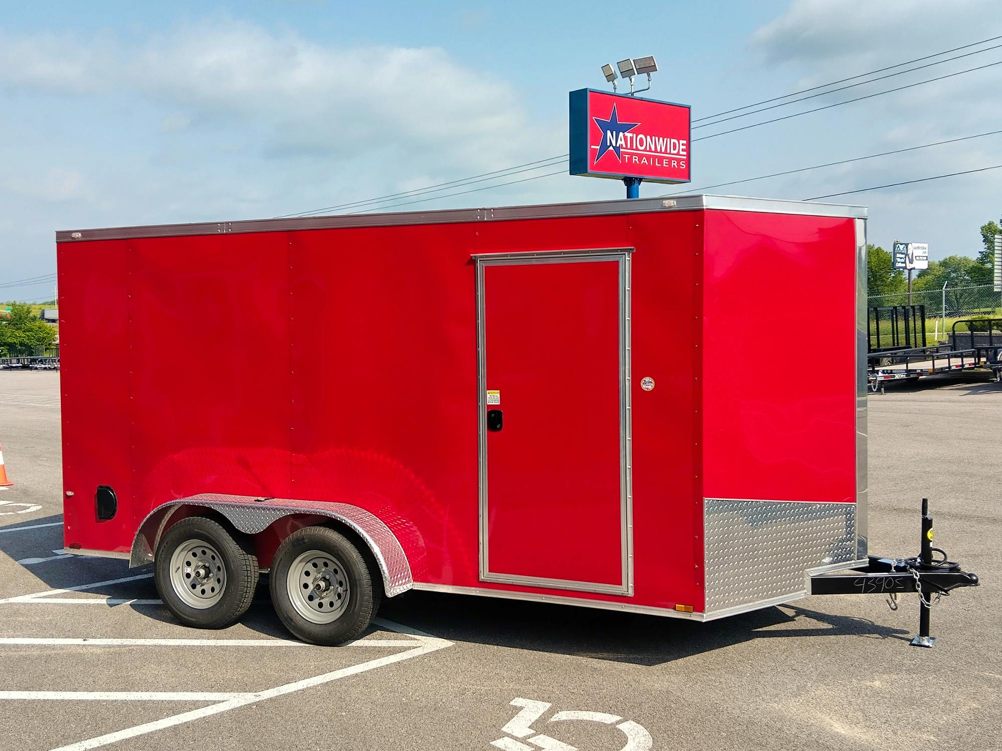 Spartan 7'x14' Enclosed Cargo Trailer w/ Rear Ramp Door (C2) - Image 2