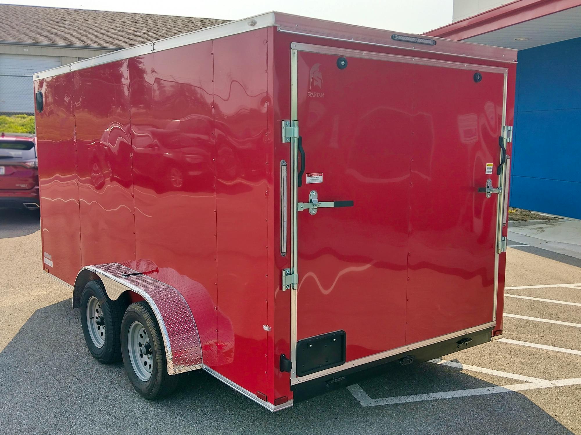 Spartan 7'x14' Enclosed Cargo Trailer w/ Rear Ramp Door (C2) - Image 5