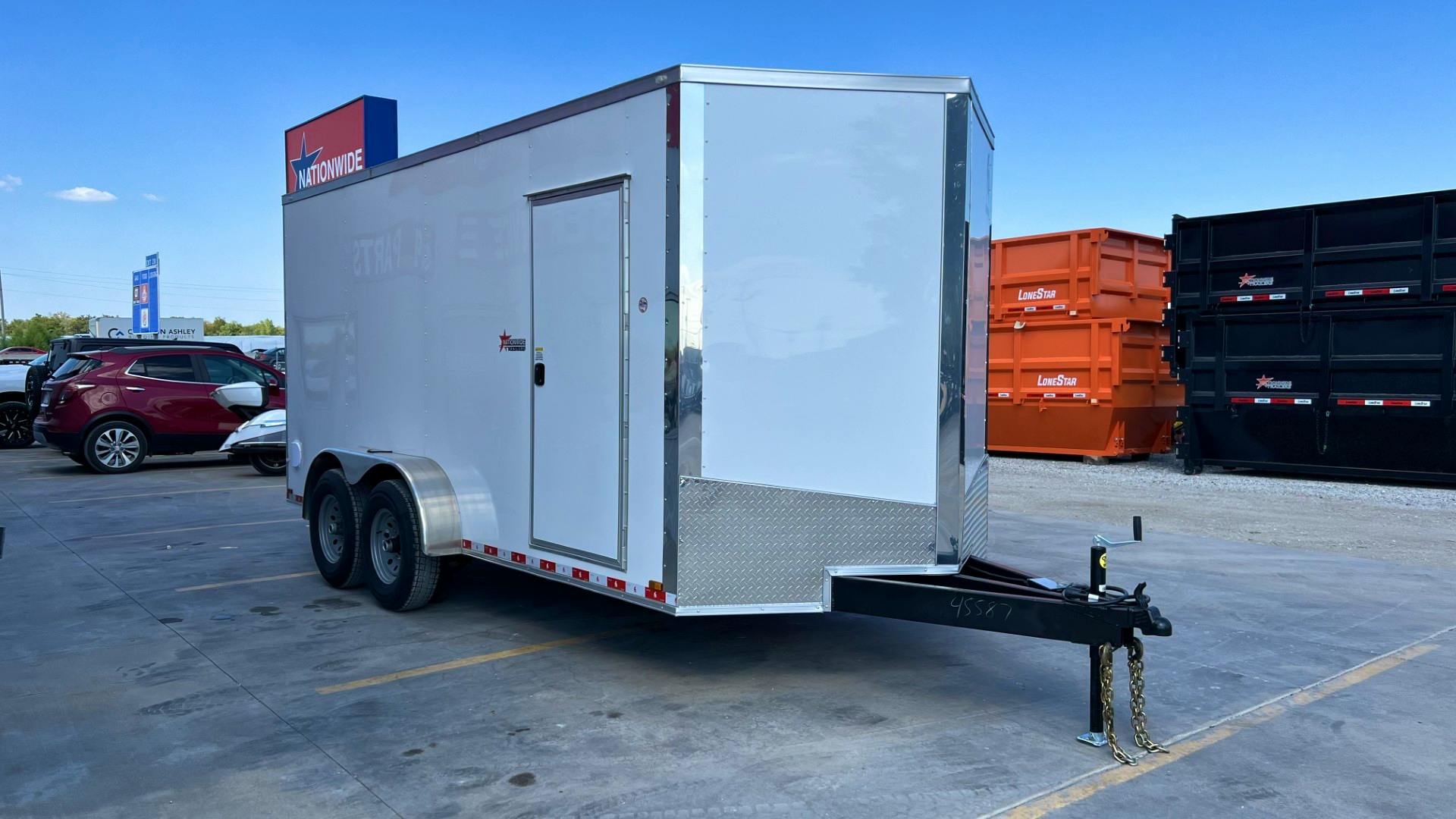 Spartan 7'x16' Enclosed Cargo Trailer w/ Rear Ramp Door (C2) - Image 2