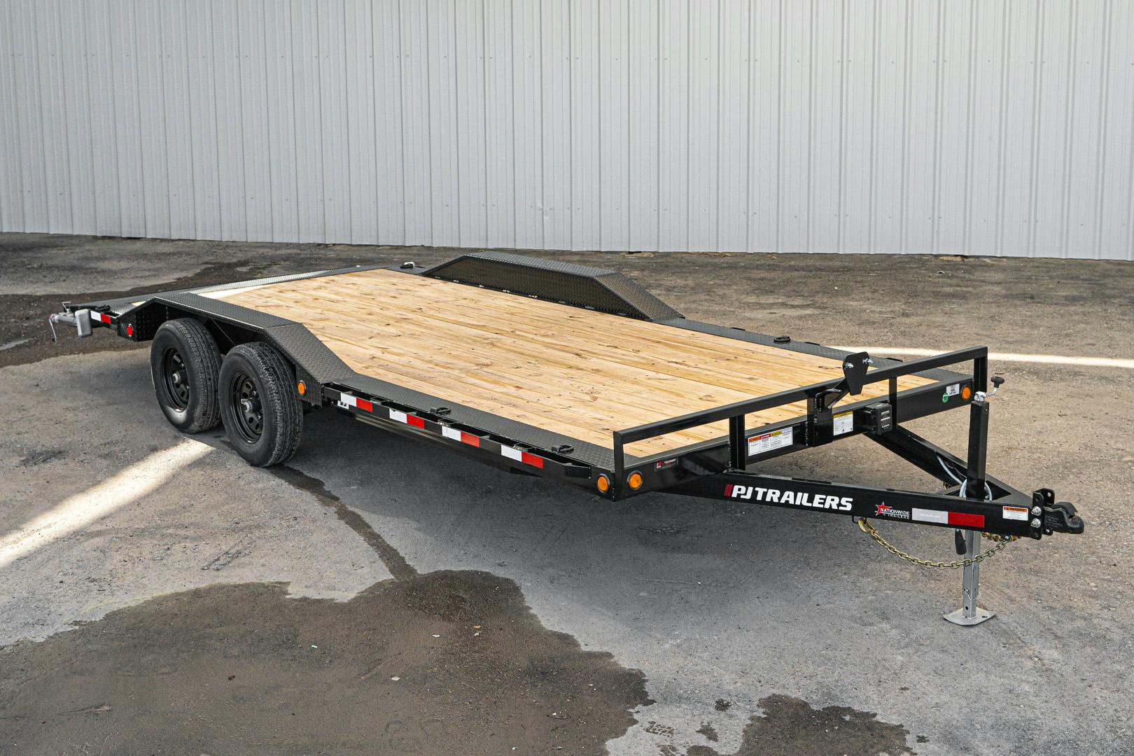 PJ Trailers 20'x102" 5" Channel Car Trailer (B5) - Image 1
