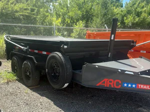 ARC Trailers 12'x83" Telescopic Dump Trailer w/ 2' Sides (BDT)