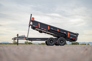 RawMaxx 14'x83" Telescopic Dump Trailer w/ 3ft Sides (LPXT)