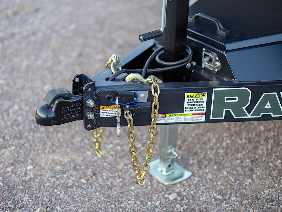 RawMaxx 14'x83" Scissor Lift Dump Trailer w/ 2' Sides (PKX) - Image 13