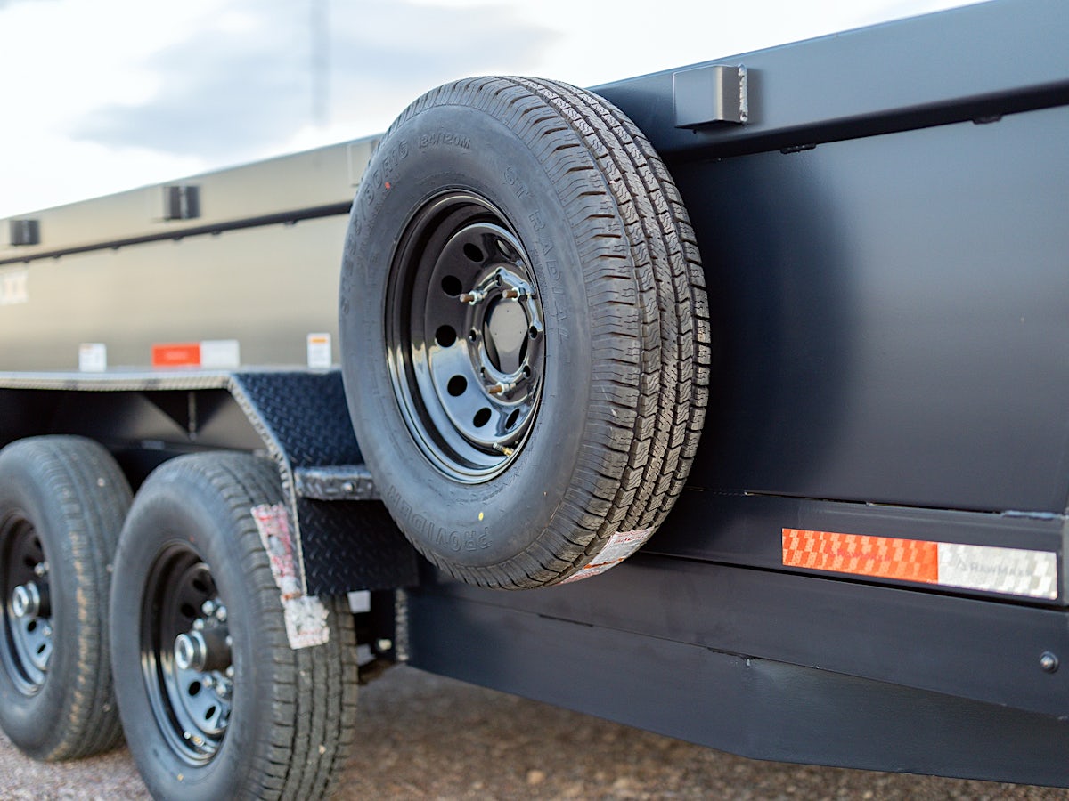 RawMaxx 14'x83" Scissor Lift Dump Trailer w/ 2' Sides (PKX) - Image 12