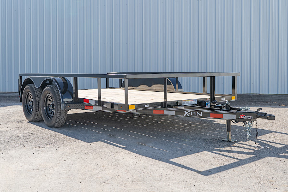 X-ON 12'x83" Utility Trailer w/ Slide-In Ramps (U2) - Image 2