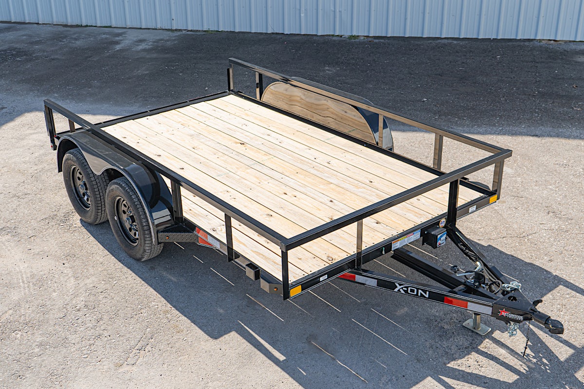 X-ON 12'x83" Utility Trailer w/ Slide-In Ramps (U2) - Image 4