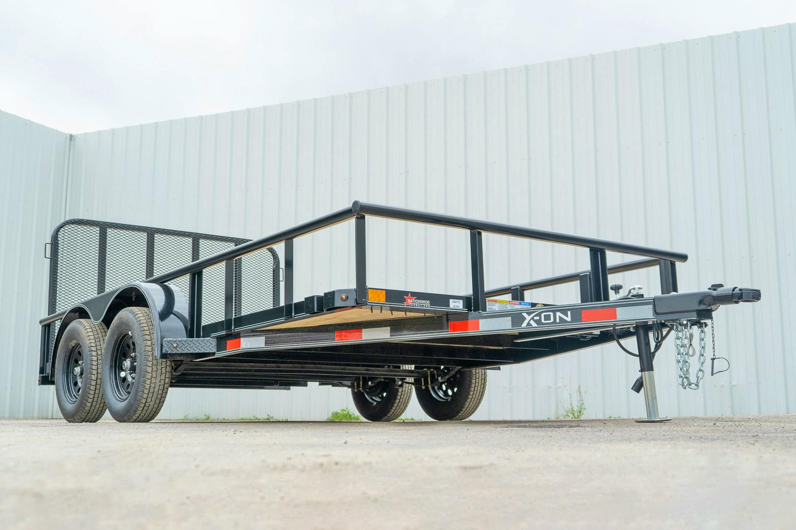 X-ON 14'x83" Utility Trailer w/ 4' Gate (U2) - Image 3