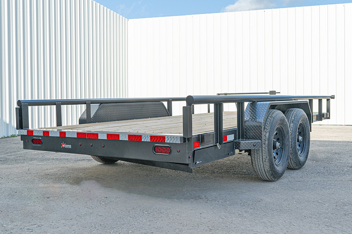 X-ON 16'x83" Utility Trailer w/ Slide-In Ramps (U2) - Stock #84968 - Image 12 of 14 X-ON 16'x83" Utility Trailer w/ Slide-In Ramps (U2) - Stock #84968 - Image 12 of 14