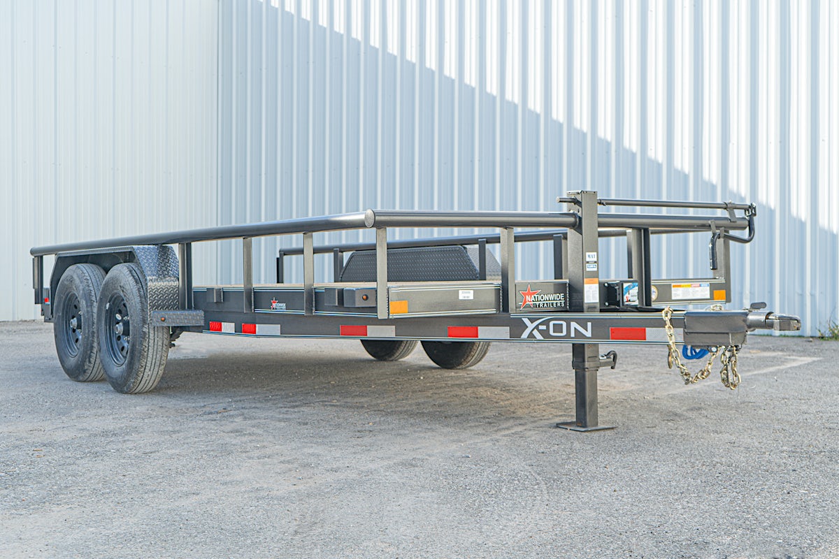 X-ON 16'x83" Utility Trailer w/ Slide-In Ramps (U2) - Stock #84968 - Image 2 of 14 X-ON 16'x83" Utility Trailer w/ Slide-In Ramps (U2) - Stock #84968 - Image 2 of 14
