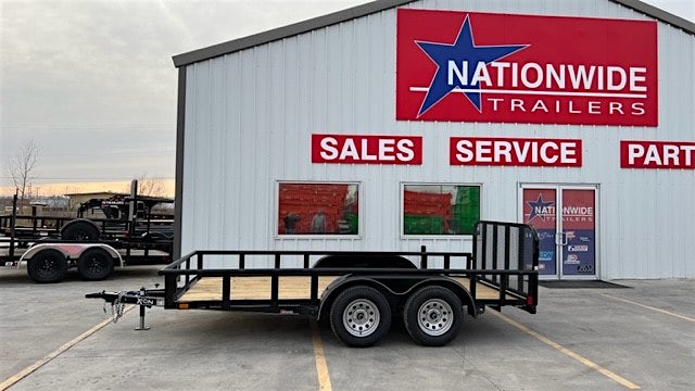 X-ON 14'x83" Utility Trailer w/ 3' Gate (U2) - Image 4