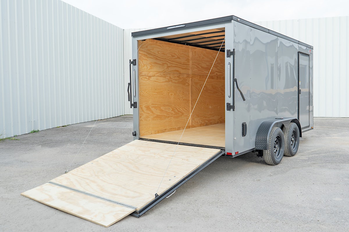 Spartan 7'x16' Enclosed Cargo Trailer w/ Rear Ramp Door (C2) - Image 7