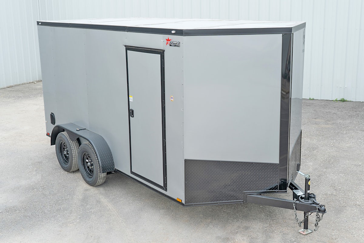 Spartan 7'x16' Enclosed Cargo Trailer w/ Rear Ramp Door (C2) - Image 1