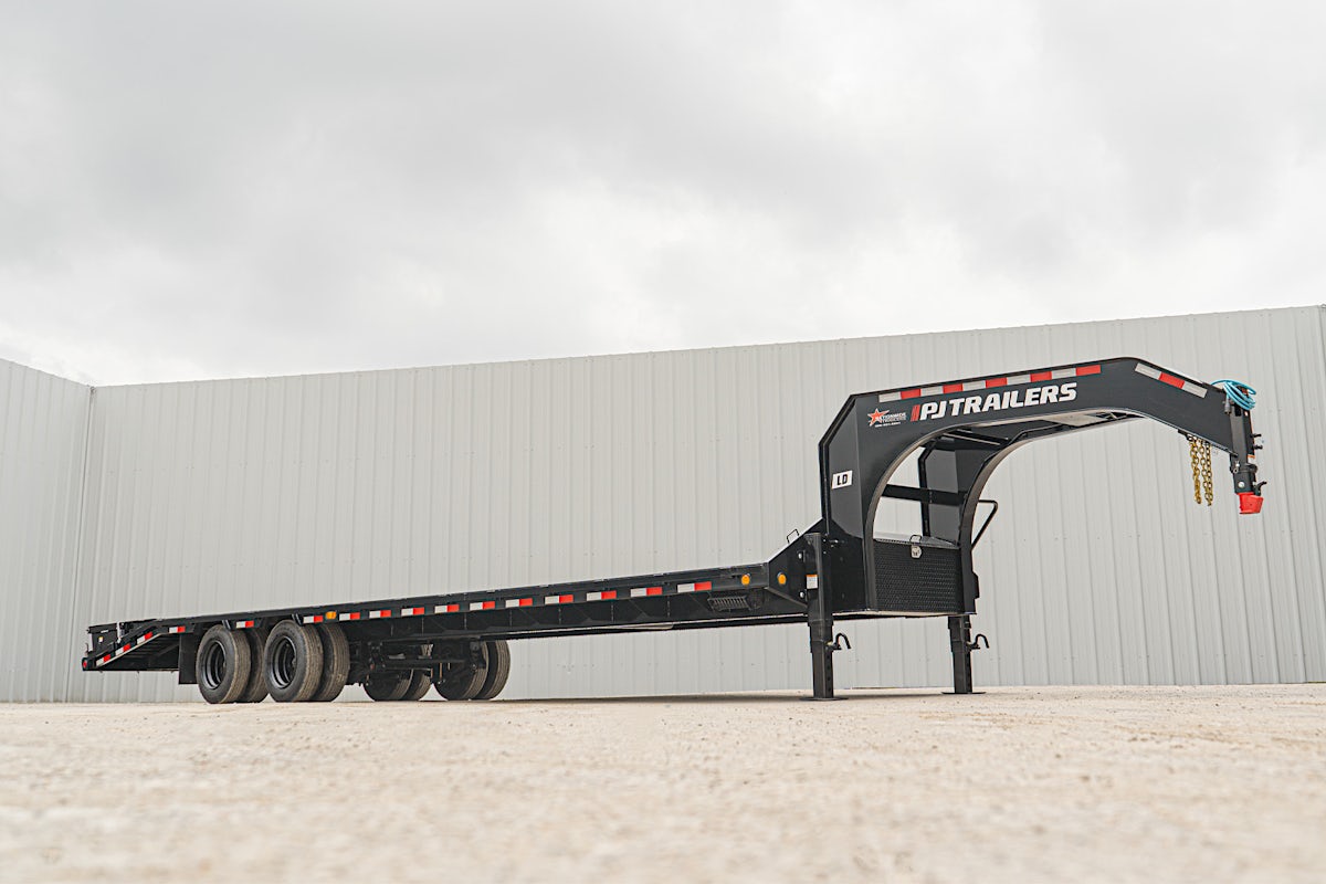 PJ Trailers 32'x102" 30k Gooseneck Low Pro Flatbed Trailer w/ Duals (LD) - Image 7