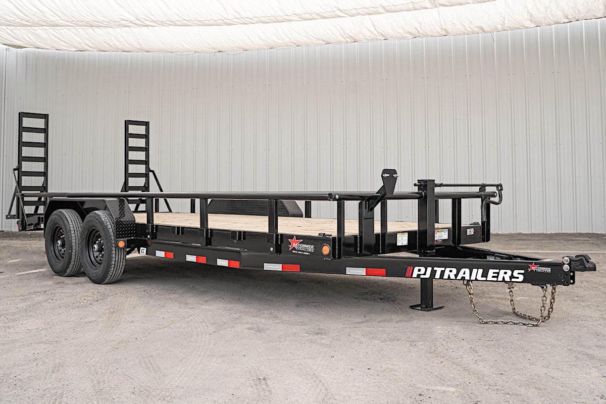 PJ Trailers 20'x83" 6" Channel Equipment Trailer (CC) - Image 3