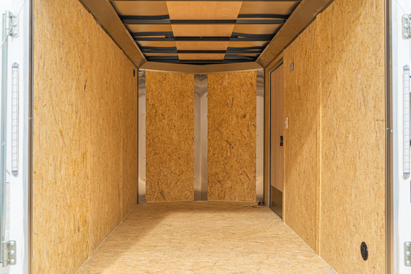 Compass 6'x12' Enclosed Cargo Trailer w/ Rear Ramp Door (C1)