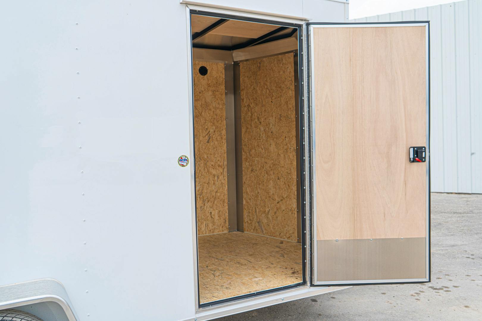 Compass 6'x12' Enclosed Cargo Trailer w/ Rear Ramp Door (C1)