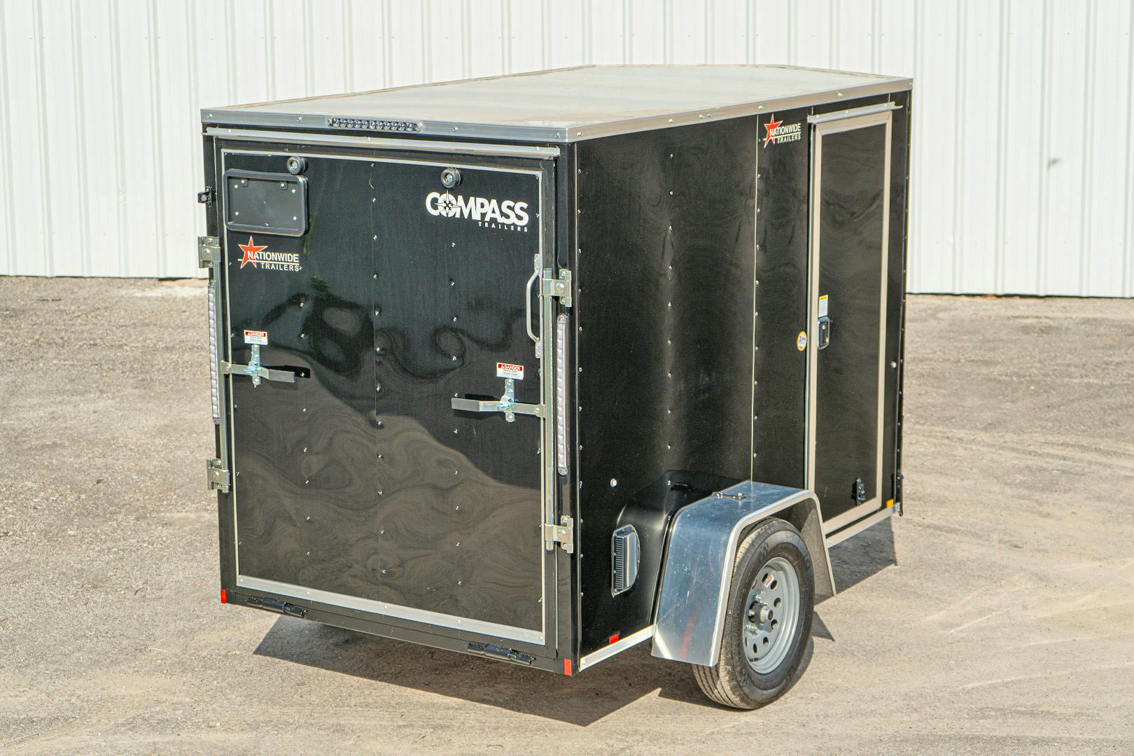 Compass 5'x8' Enclosed Cargo Trailer w/ Rear Ramp Door (C1) - Stock #84995 - Image 11 of 16