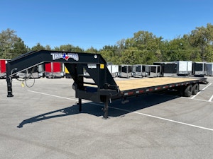 Texas Bragg 32' 20K Flatbed Trailer w/ 5ft Dovetail