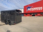 Delta 14' 500 Series 2 Horse Slant Stock Combo Trailer (RH) Stock #85001 - Thumbnail 2