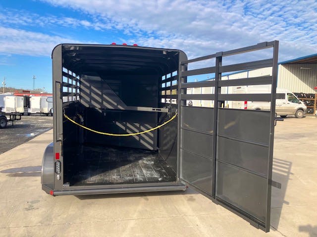 Delta 14' 500 Series 2 Horse Slant Stock Combo Trailer (RH) - Stock #85001 - Image 3 of 5