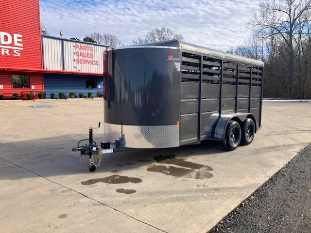 Delta 16' Livestock Trailer w/ Tandem Axle (RL) - Stock #85002 - Image 1 of 5