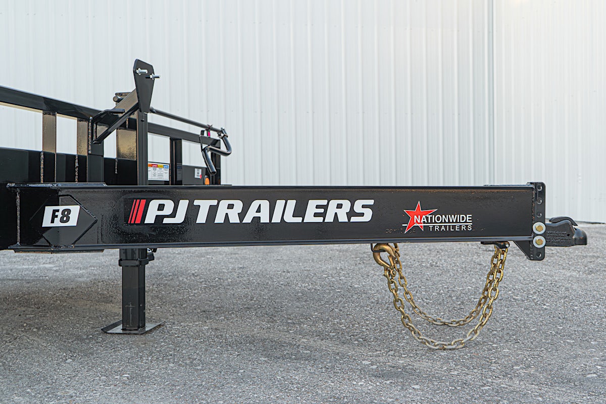 PJ Trailers 24'x102" 8" I-Beam Deckover Flatbed Trailer (F8) - Image 5