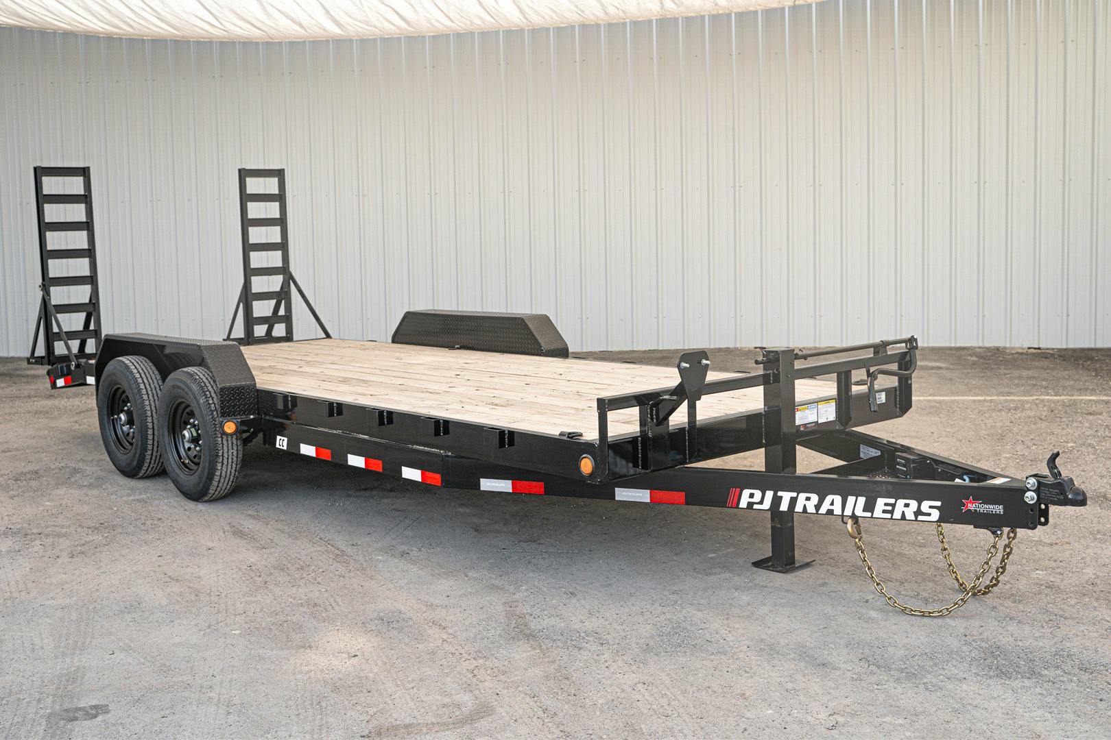 PJ Trailers 20'x83" 6" Channel Equipment Trailer (CC) - Image 2