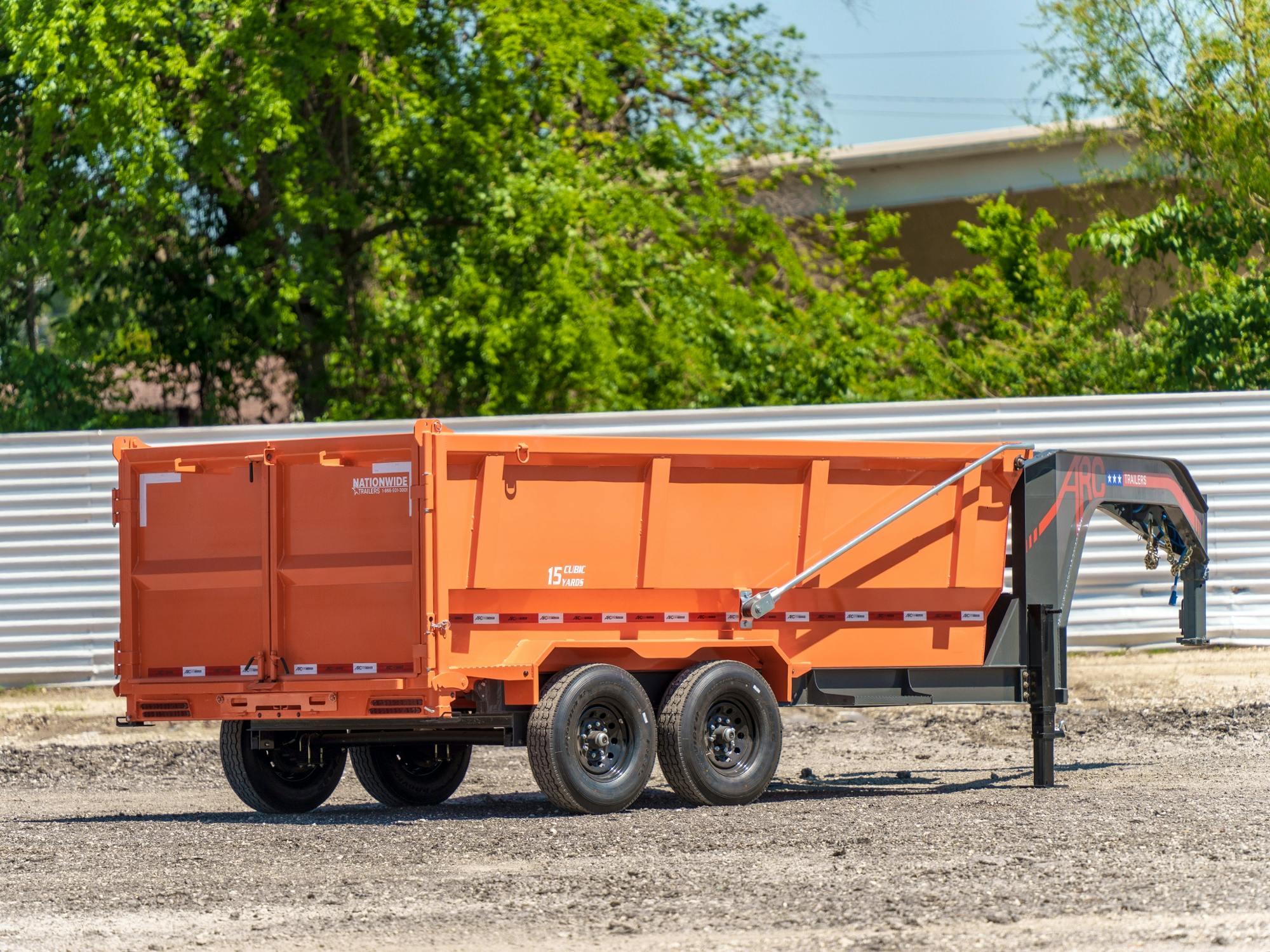 ARC Trailers 14'x83" Gooseneck Telescopic Dump Trailer w/ 4' Sides (GDT) - Stock #85041 - Image 2 of 4